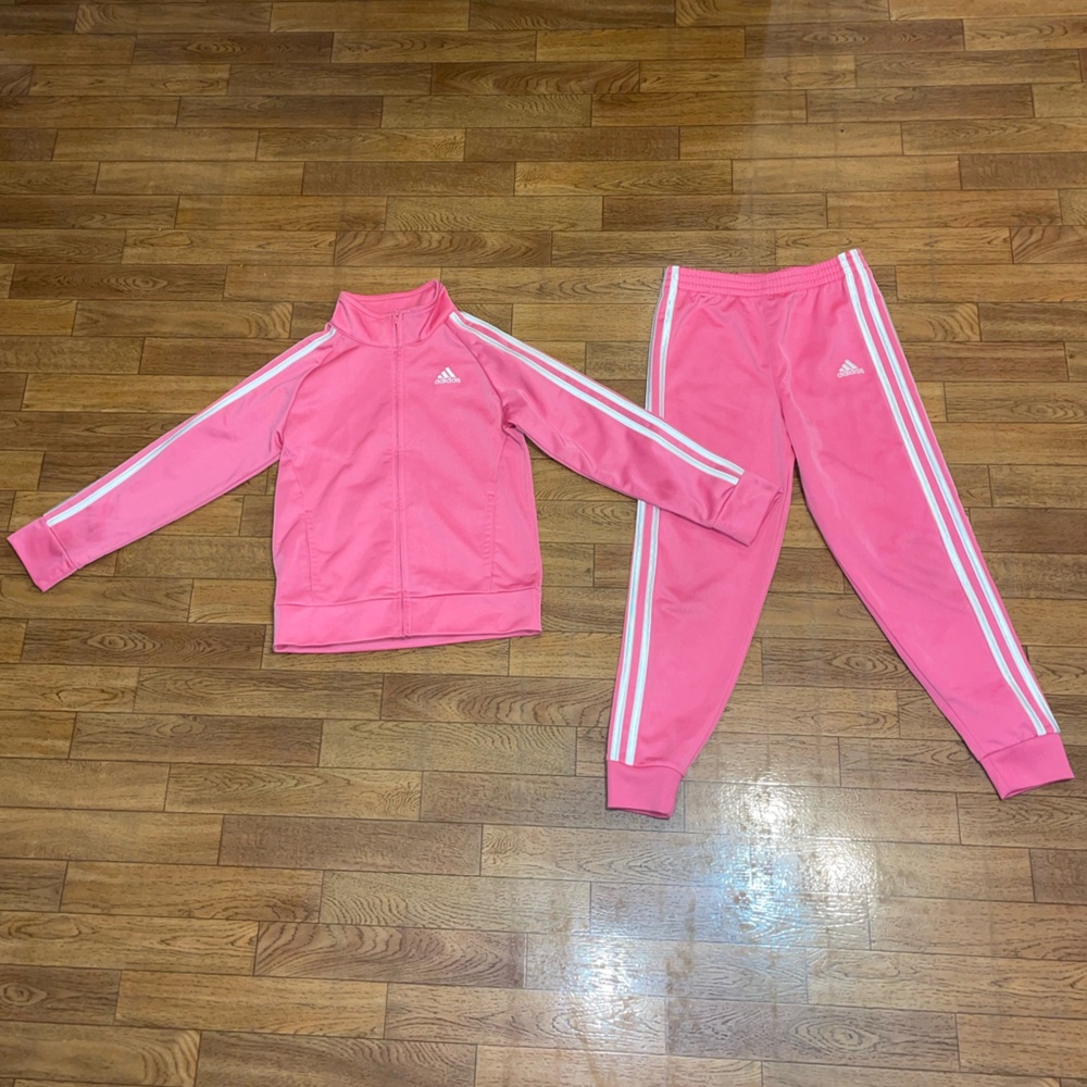 Adidas Pink Tracksuit